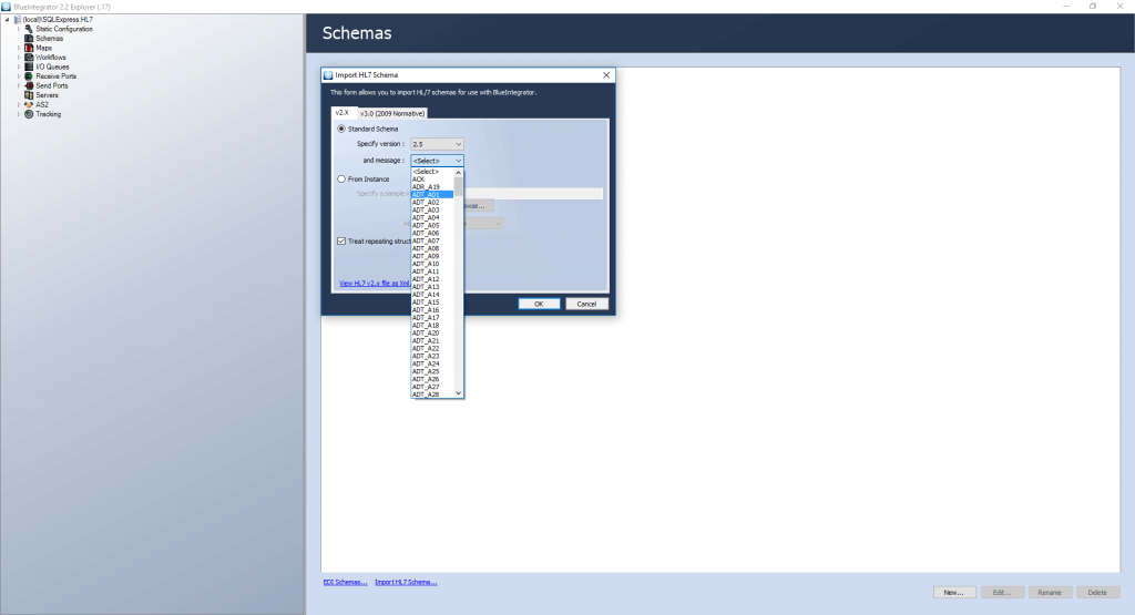 Import Schema